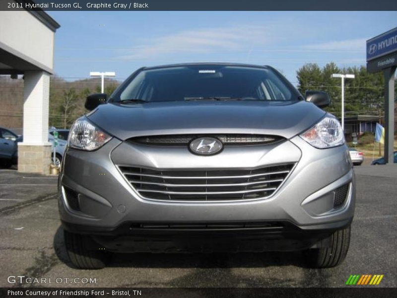 Graphite Gray / Black 2011 Hyundai Tucson GL