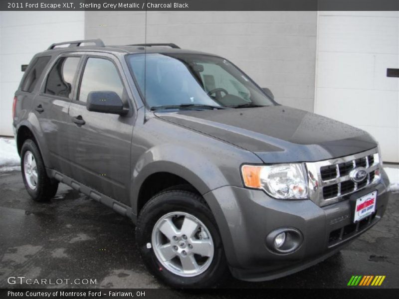 Sterling Grey Metallic / Charcoal Black 2011 Ford Escape XLT