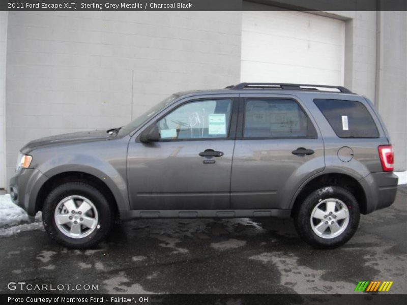 Sterling Grey Metallic / Charcoal Black 2011 Ford Escape XLT