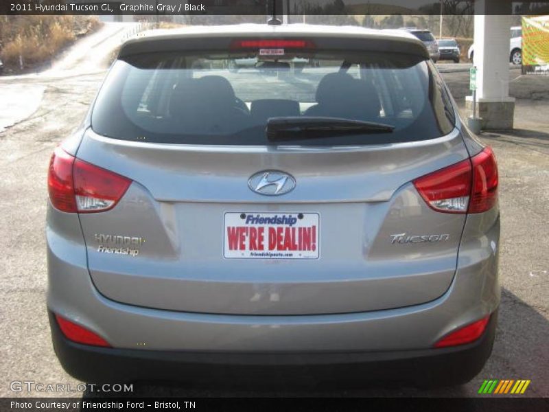 Graphite Gray / Black 2011 Hyundai Tucson GL