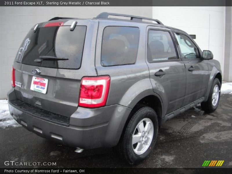 Sterling Grey Metallic / Charcoal Black 2011 Ford Escape XLT