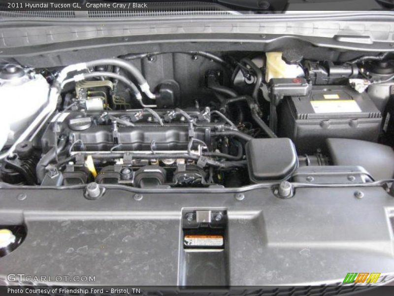  2011 Tucson GL Engine - 2.0 Liter DOHC 16-Valve CVVT 4 Cylinder