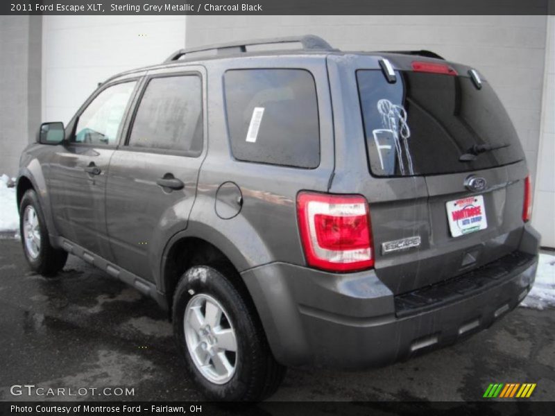 Sterling Grey Metallic / Charcoal Black 2011 Ford Escape XLT