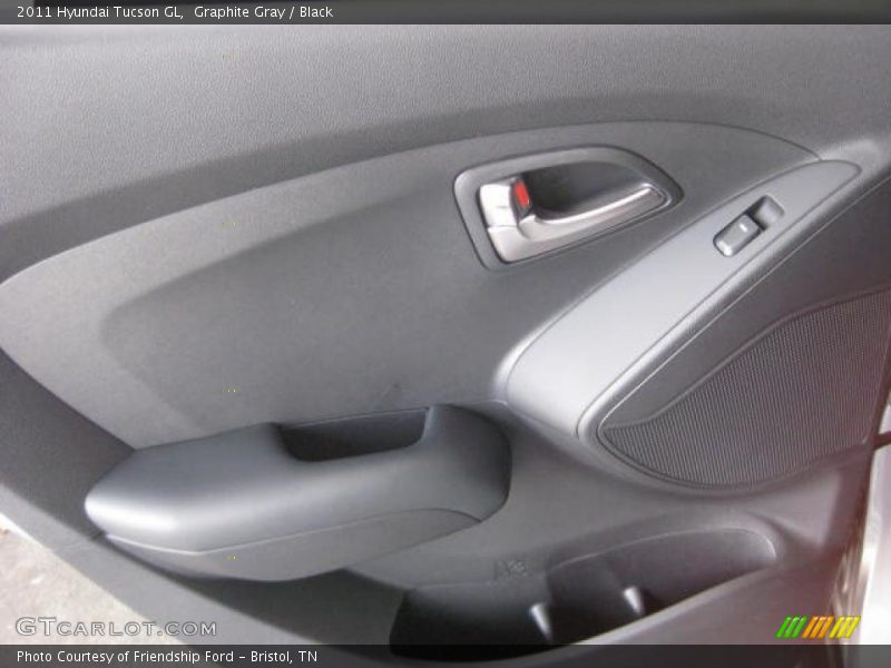 Graphite Gray / Black 2011 Hyundai Tucson GL