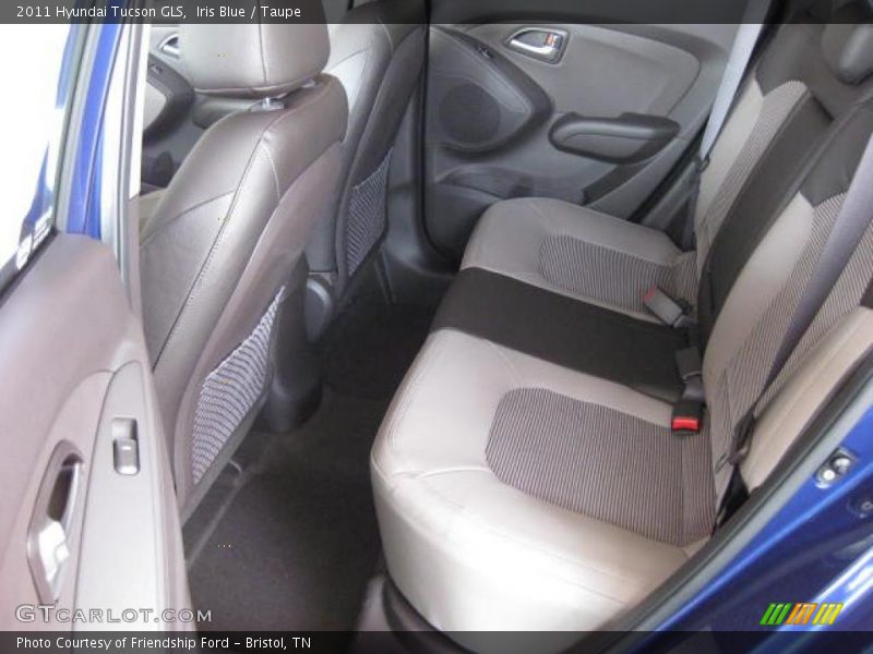 Iris Blue / Taupe 2011 Hyundai Tucson GLS