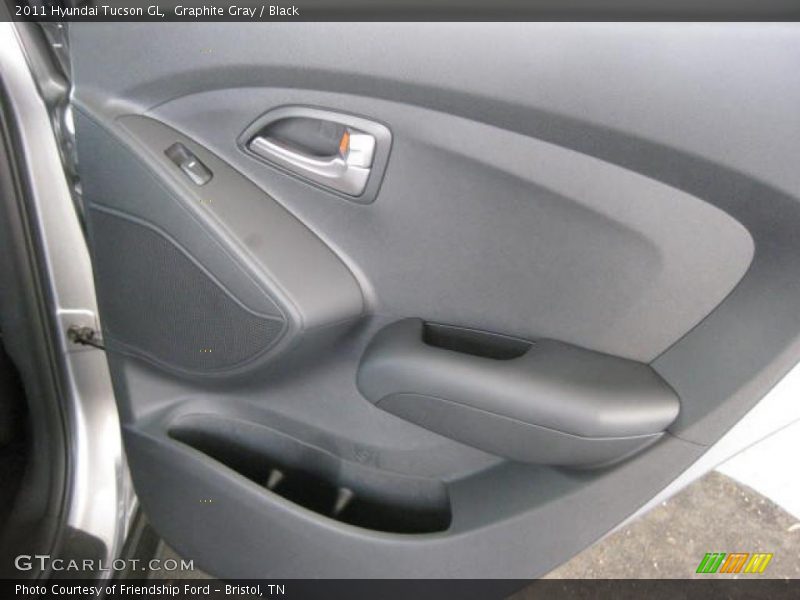 Graphite Gray / Black 2011 Hyundai Tucson GL
