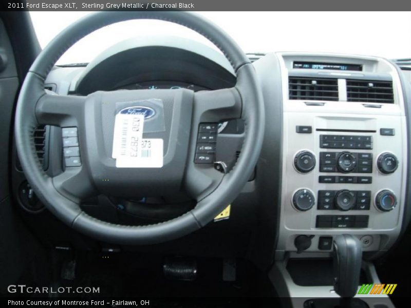 Sterling Grey Metallic / Charcoal Black 2011 Ford Escape XLT