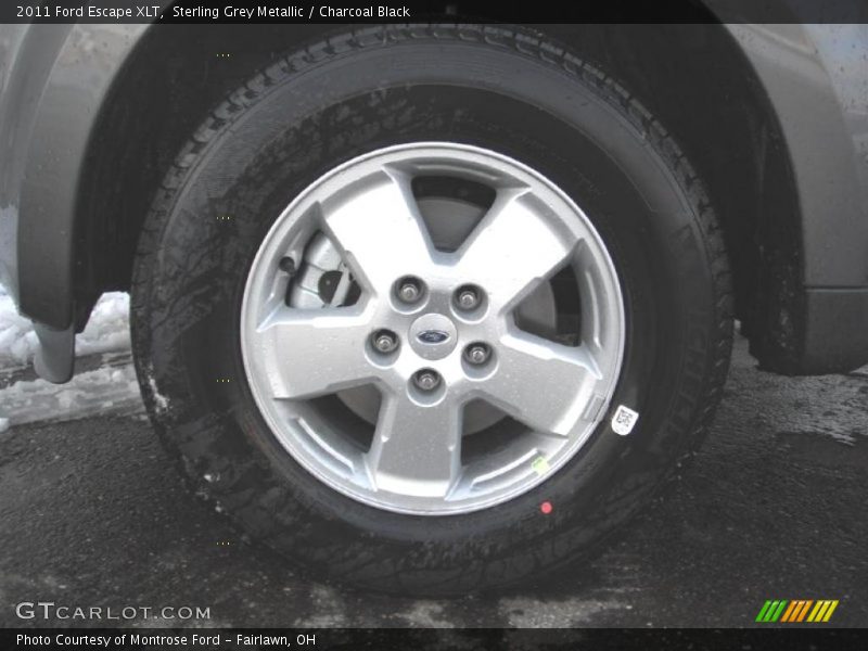 Sterling Grey Metallic / Charcoal Black 2011 Ford Escape XLT