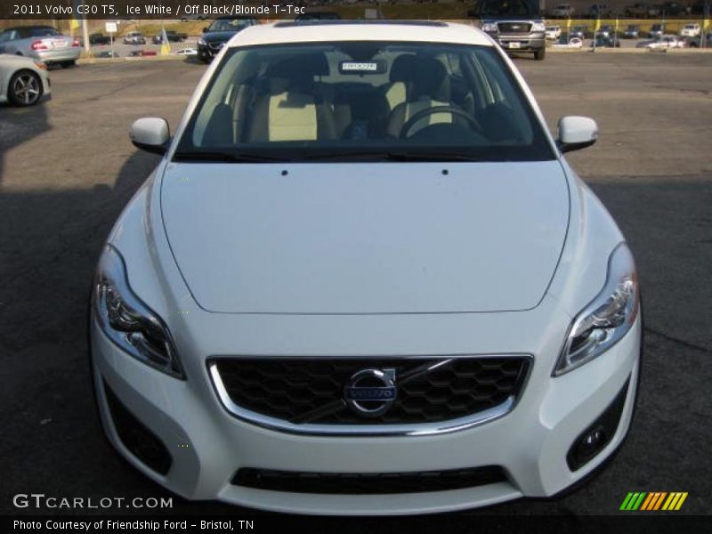 Ice White / Off Black/Blonde T-Tec 2011 Volvo C30 T5