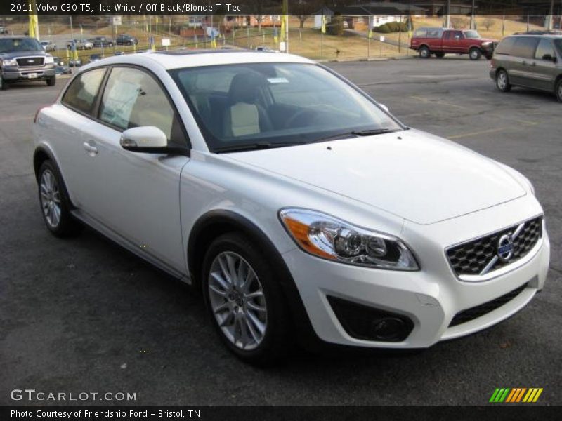 Ice White / Off Black/Blonde T-Tec 2011 Volvo C30 T5