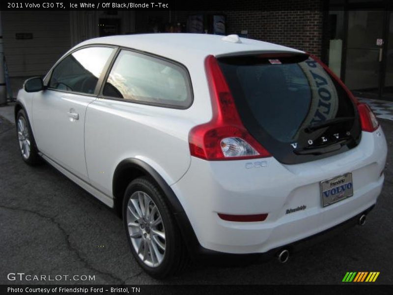 Ice White / Off Black/Blonde T-Tec 2011 Volvo C30 T5