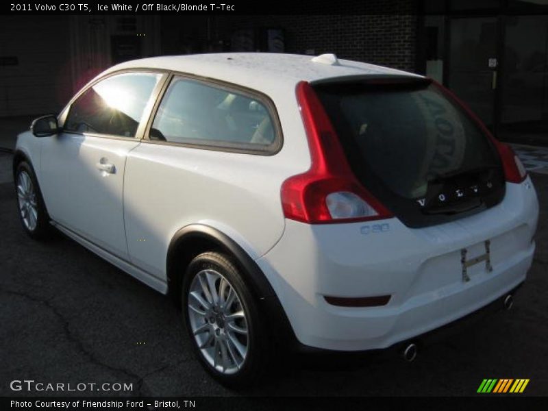 Ice White / Off Black/Blonde T-Tec 2011 Volvo C30 T5