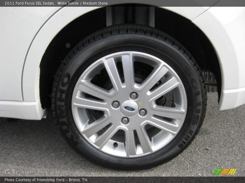 White Suede / Medium Stone 2011 Ford Focus SEL Sedan
