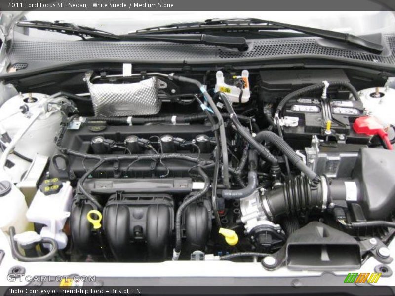 White Suede / Medium Stone 2011 Ford Focus SEL Sedan