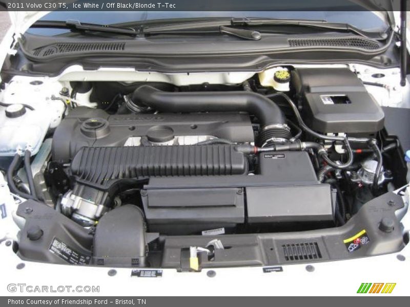  2011 C30 T5 Engine - 2.5 Liter Turbocharged DOHC 20-Valve VVT 5 Cylinder