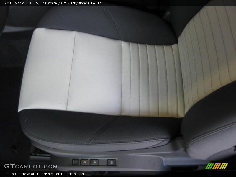 Ice White / Off Black/Blonde T-Tec 2011 Volvo C30 T5