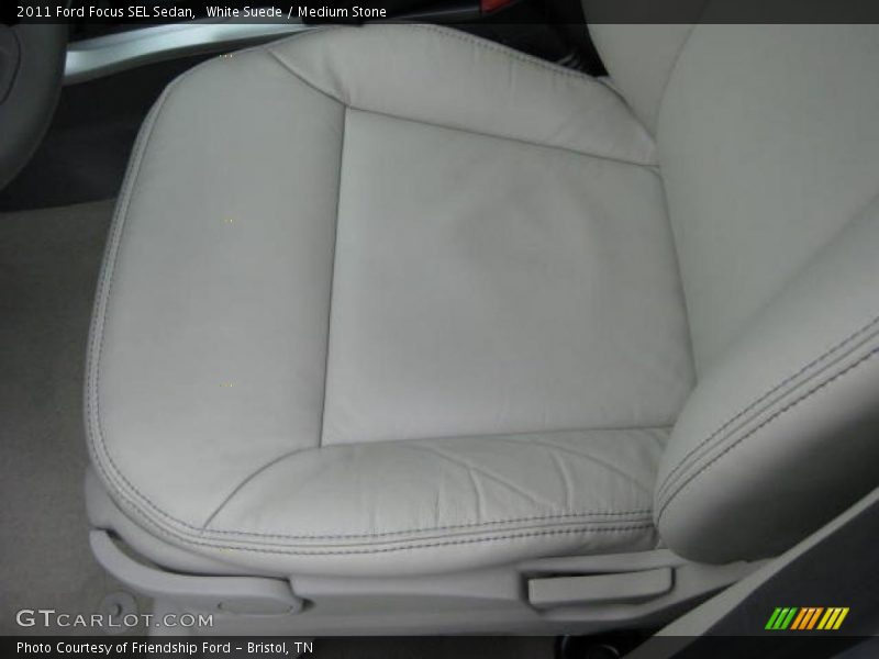 White Suede / Medium Stone 2011 Ford Focus SEL Sedan
