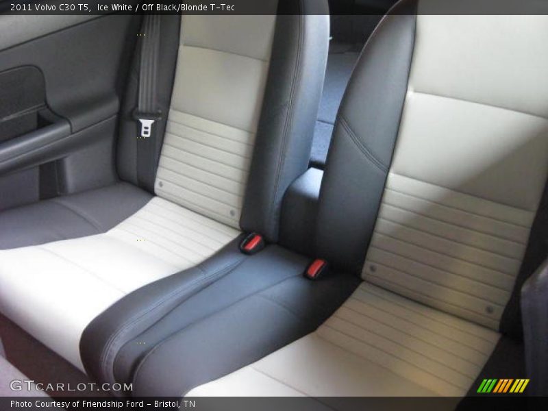  2011 C30 T5 Off Black/Blonde T-Tec Interior