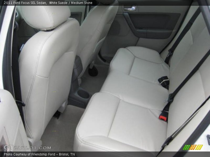 White Suede / Medium Stone 2011 Ford Focus SEL Sedan