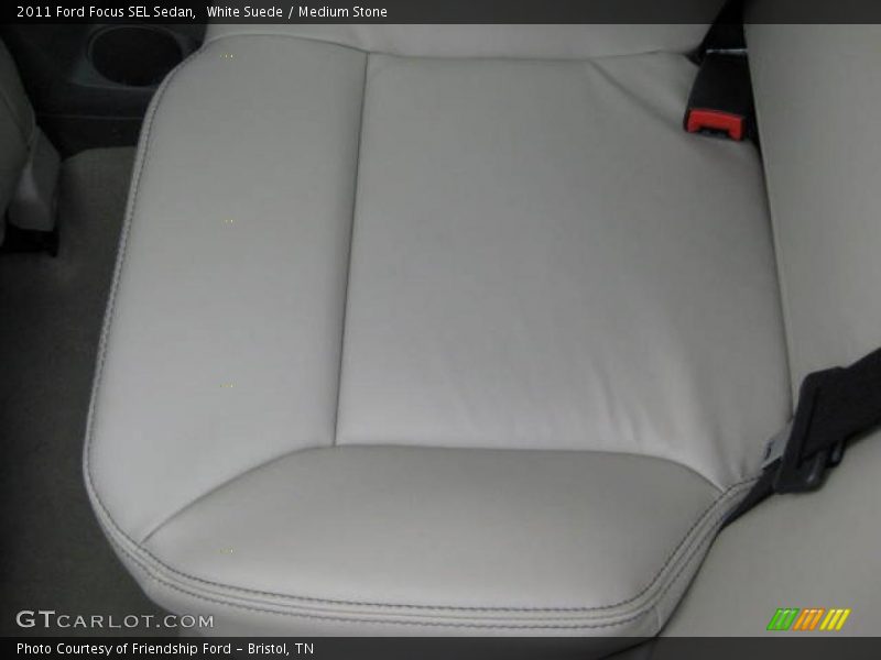 White Suede / Medium Stone 2011 Ford Focus SEL Sedan