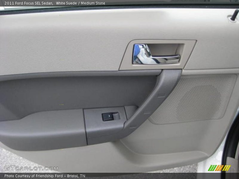 White Suede / Medium Stone 2011 Ford Focus SEL Sedan