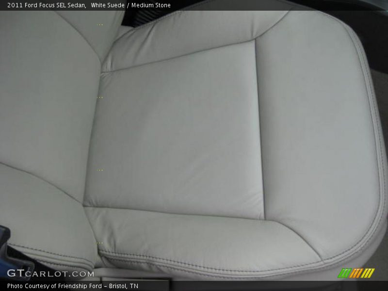 White Suede / Medium Stone 2011 Ford Focus SEL Sedan