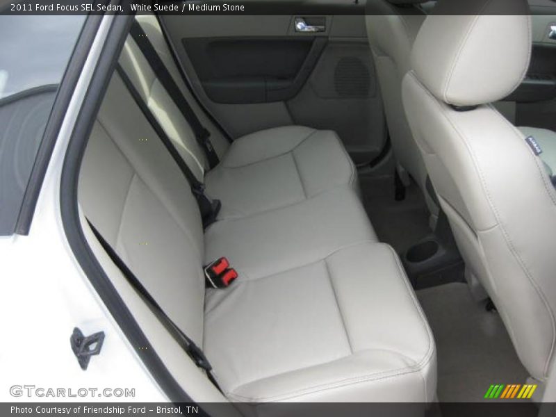 White Suede / Medium Stone 2011 Ford Focus SEL Sedan