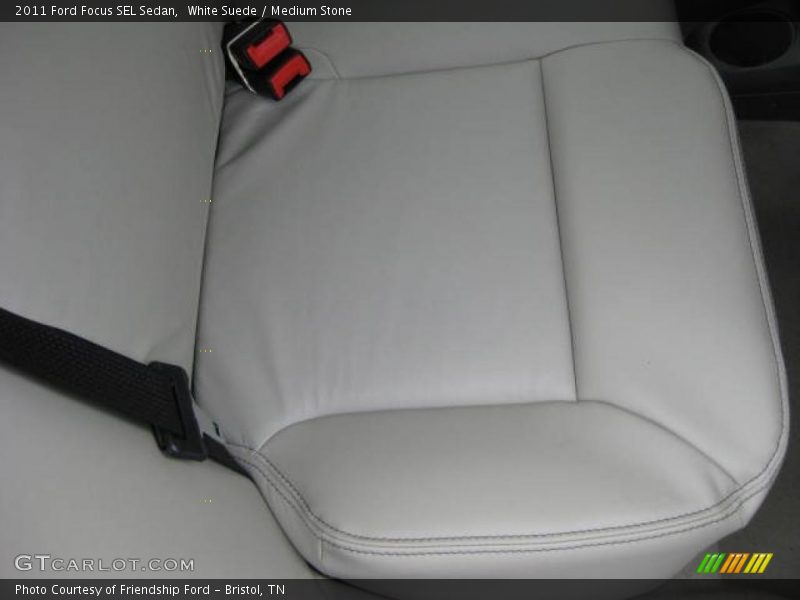 White Suede / Medium Stone 2011 Ford Focus SEL Sedan