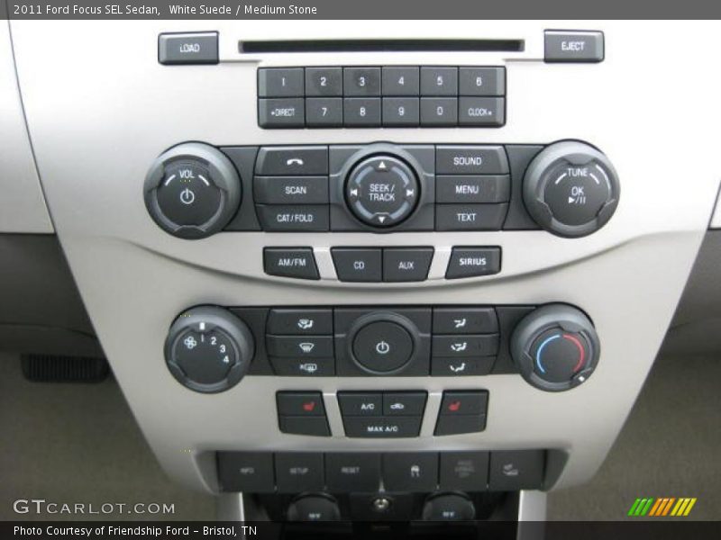 White Suede / Medium Stone 2011 Ford Focus SEL Sedan