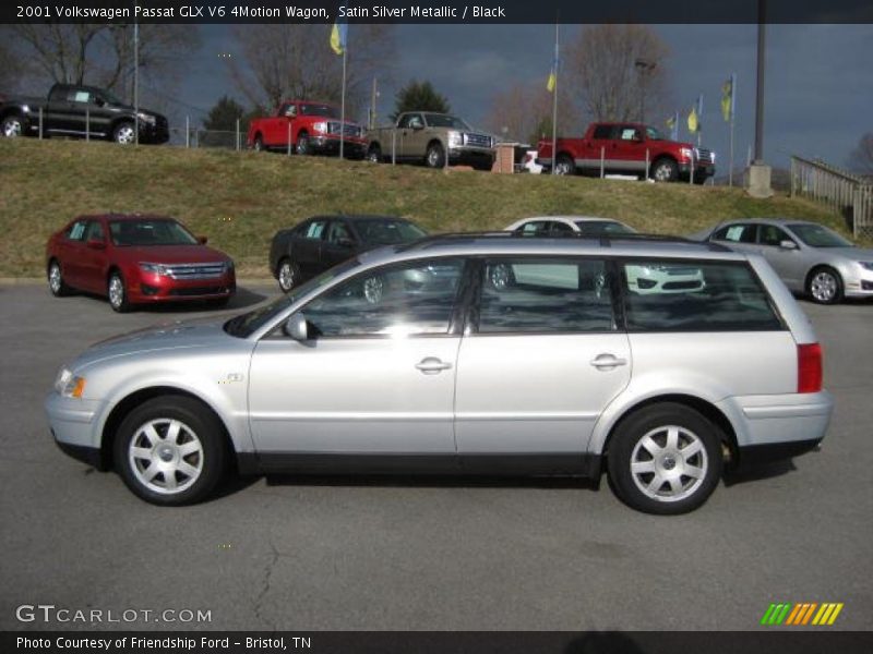 Satin Silver Metallic / Black 2001 Volkswagen Passat GLX V6 4Motion Wagon