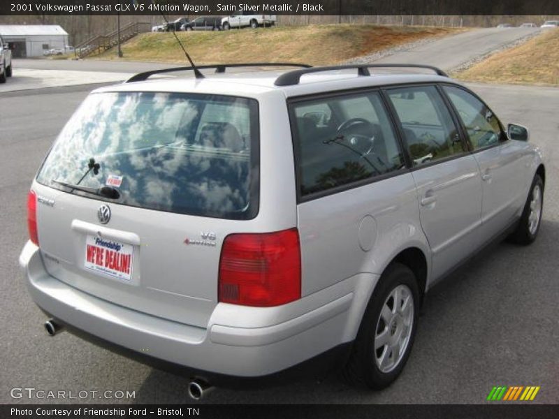 Satin Silver Metallic / Black 2001 Volkswagen Passat GLX V6 4Motion Wagon