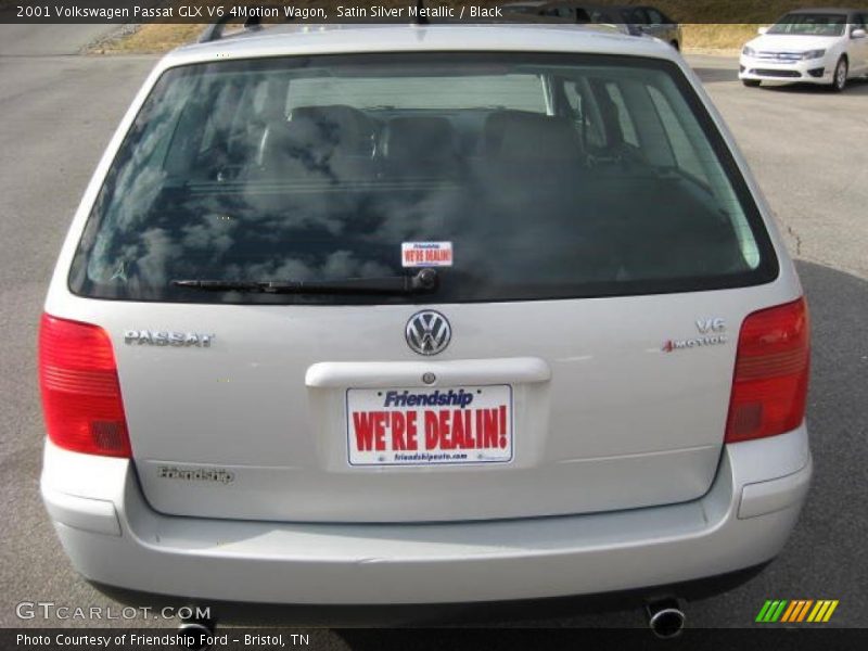 Satin Silver Metallic / Black 2001 Volkswagen Passat GLX V6 4Motion Wagon