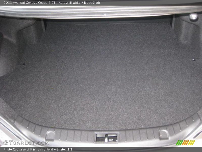  2011 Genesis Coupe 2.0T Trunk
