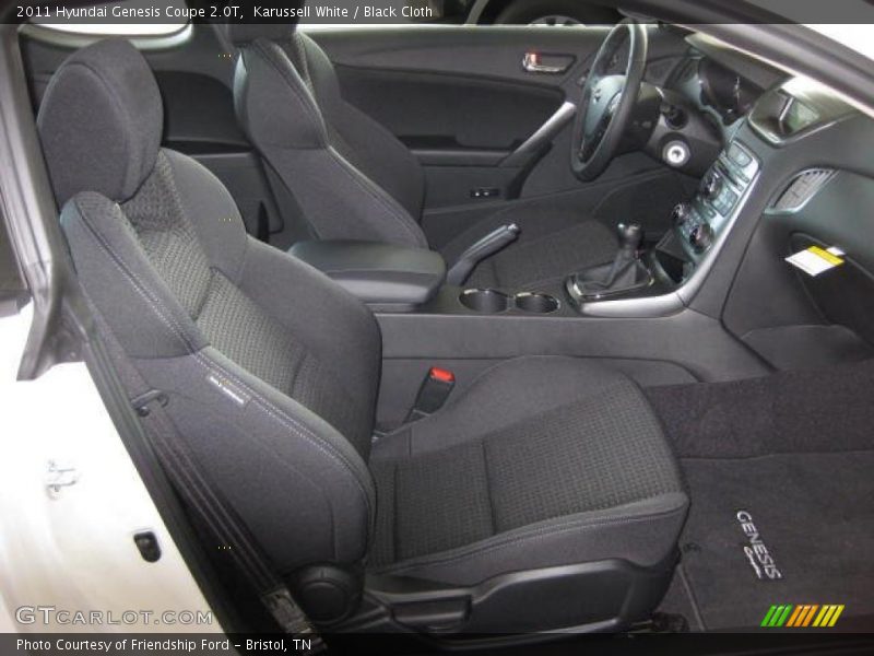  2011 Genesis Coupe 2.0T Black Cloth Interior