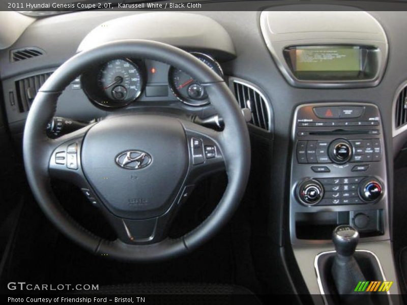 Dashboard of 2011 Genesis Coupe 2.0T