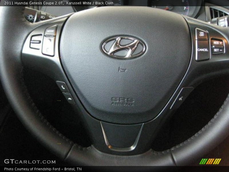 Karussell White / Black Cloth 2011 Hyundai Genesis Coupe 2.0T