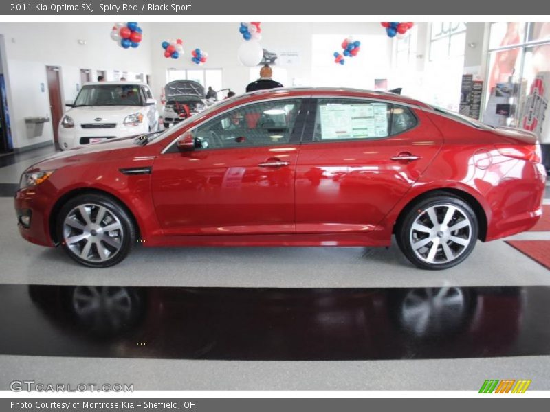  2011 Optima SX Spicy Red