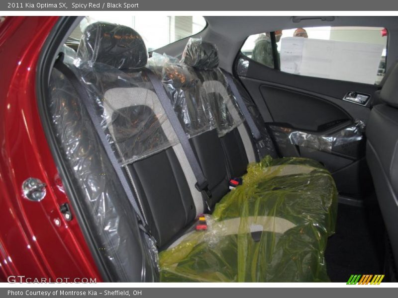 Spicy Red / Black Sport 2011 Kia Optima SX