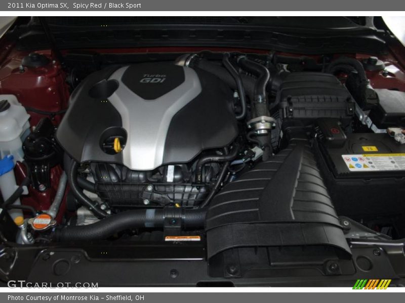  2011 Optima SX Engine - 2.0 Liter GDi Turbocharged DOHC 16-Valve VVT 4 Cylinder