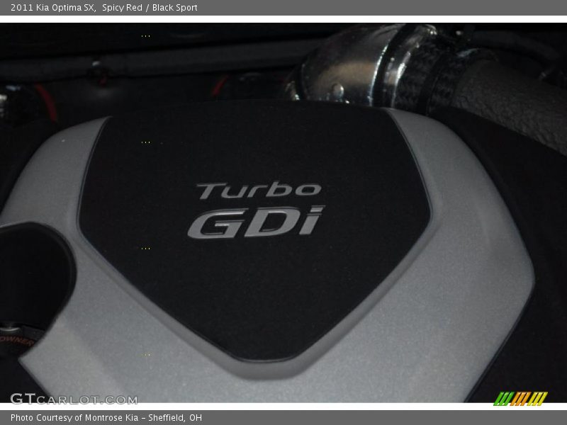  2011 Optima SX Engine - 2.0 Liter GDi Turbocharged DOHC 16-Valve VVT 4 Cylinder