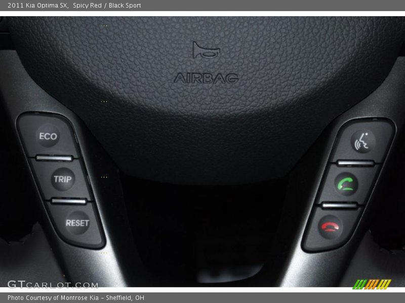 Controls of 2011 Optima SX