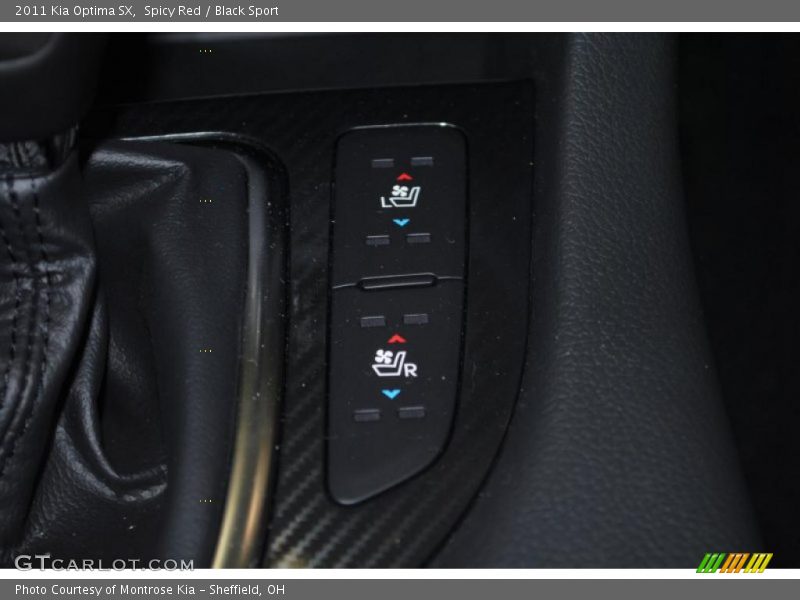 Spicy Red / Black Sport 2011 Kia Optima SX