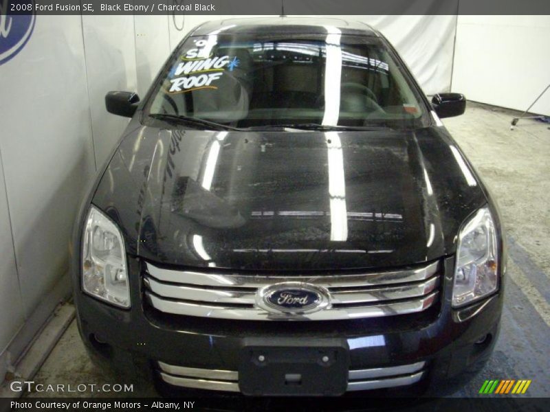 Black Ebony / Charcoal Black 2008 Ford Fusion SE
