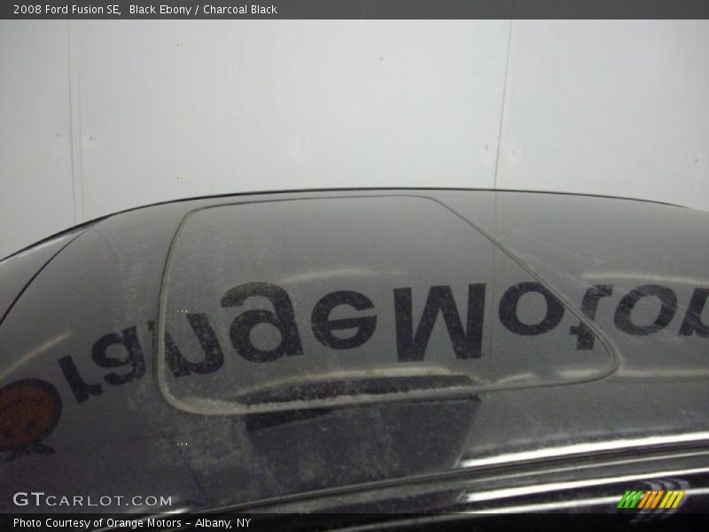 Black Ebony / Charcoal Black 2008 Ford Fusion SE