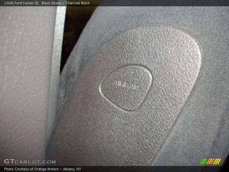 Black Ebony / Charcoal Black 2008 Ford Fusion SE