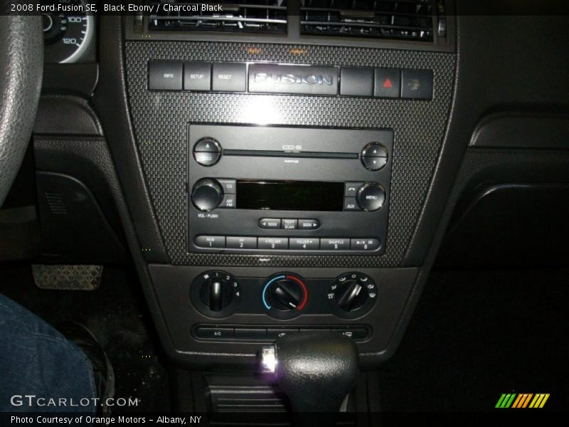 Black Ebony / Charcoal Black 2008 Ford Fusion SE