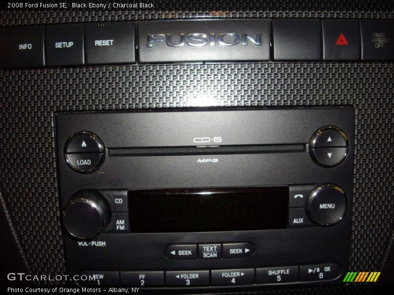 Black Ebony / Charcoal Black 2008 Ford Fusion SE
