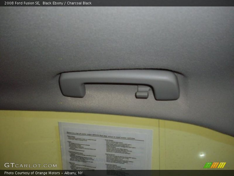 Black Ebony / Charcoal Black 2008 Ford Fusion SE