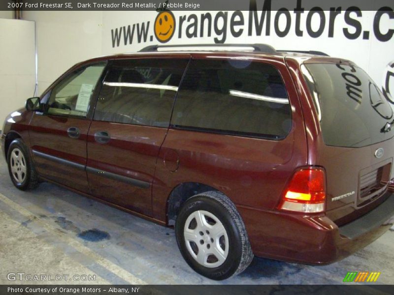 Dark Toreador Red Metallic / Pebble Beige 2007 Ford Freestar SE