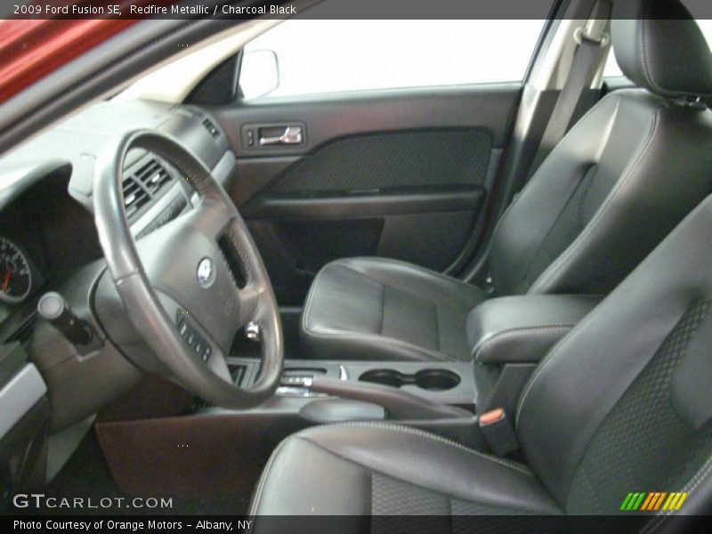 Redfire Metallic / Charcoal Black 2009 Ford Fusion SE